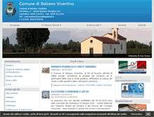 Tablet Screenshot of comune.bolzanovicentino.vi.it